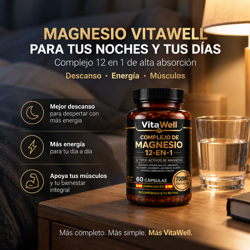 Complejo de Magnesio 12 en 1 - VitaWell