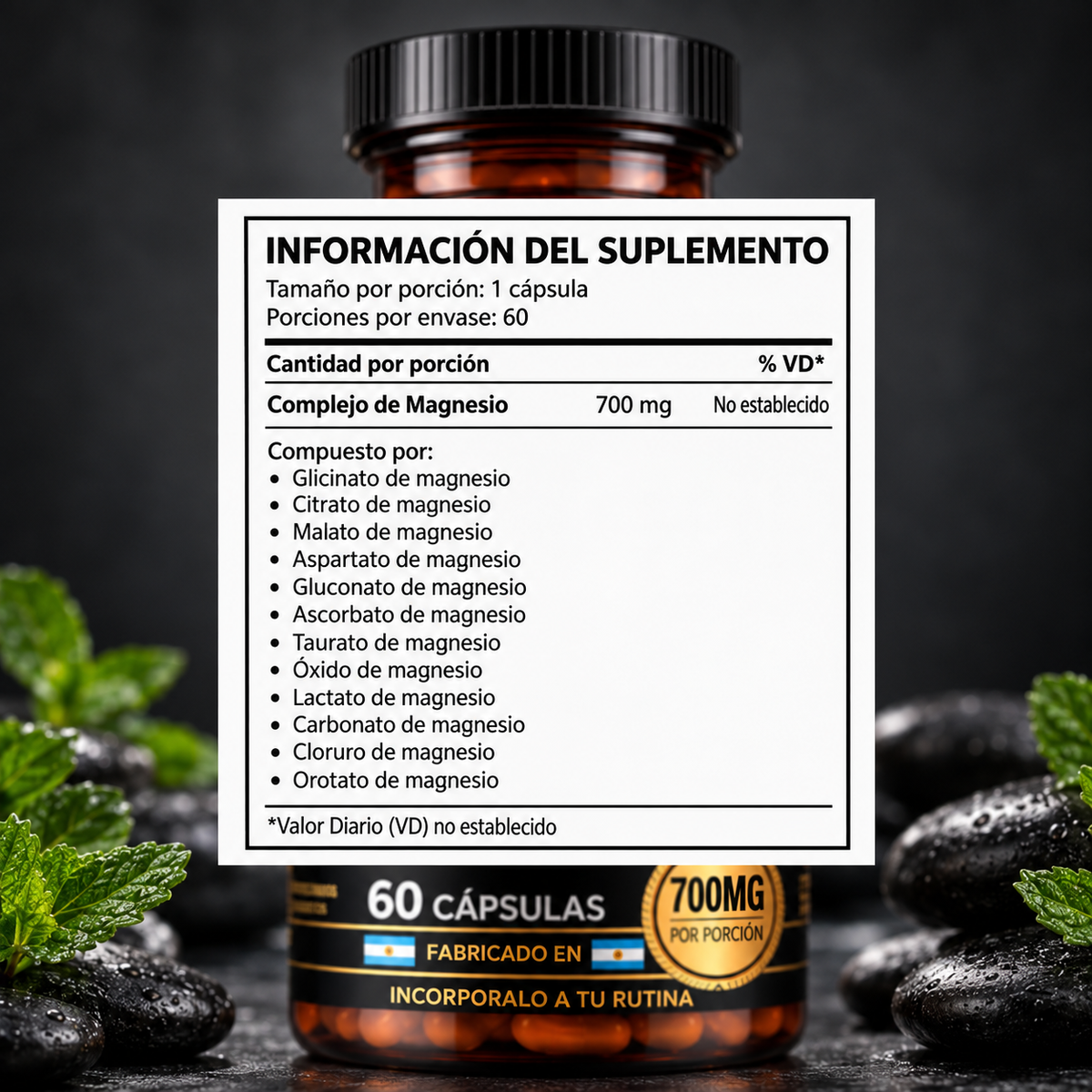 Complejo de Magnesio 12 en 1 - VitaWell