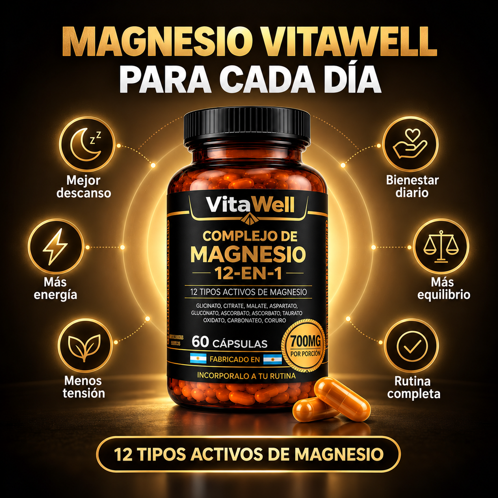 Complejo de Magnesio 12 en 1 - VitaWell