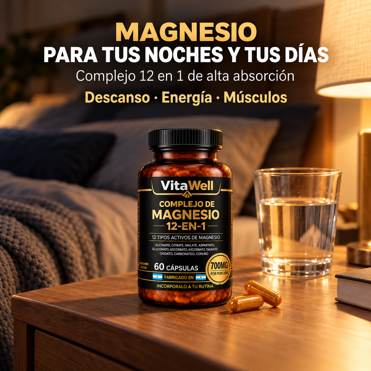Complejo de Magnesio 12 en 1 - VitaWell